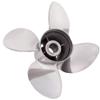 RAREELECTRICAL New Stainless Steel Propeller Is Compatible With Honda Johnson Evinrude By 9553-140-23 176058 3150 2330 3152 1940 435935 48-825906A48 48-48-Diameter 14" X 23" Pitch Rt Rubex view 1