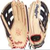 Rawlings | Heart of THE Hide Series Fastpitch Softball Glove | 12.75' | LHT | Pro H-Web | Camel/Navy view 1