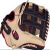 Rawlings | Heart of THE Hide Series Fastpitch Softball Glove | 12.75' | LHT | Pro H-Web | Camel/Navy view 2