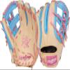 Rawlings | Heart of The Hide Series Baseball Glove | 11.5' | RHT | Pro I-Web | Camel/Columbia Blue/Pink view 1