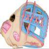 Rawlings | Heart of The Hide Series Baseball Glove | 11.5' | RHT | Pro I-Web | Camel/Columbia Blue/Pink view 2