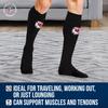 For Bare Feet NFL KANSAS CITY CHIEFS Marathon Compression Sock Black Small/Medium view 4