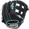 Rawlings | NXT Series Baseball Glove | 12.5' | RHT | Contour Youth Fit - Pro H Web | Black/Mint view 4