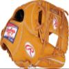 Rawlings | Heart of The Hide Series Baseball Glove | 11.5' | RHT | 1-Piece Solid Web | Black/Tan view 2