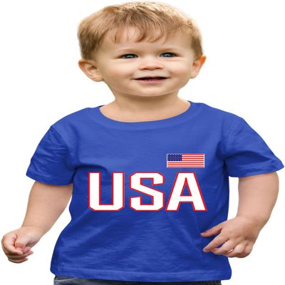 3T Royal Toddler USA National Pride Toddler T-Shirt
