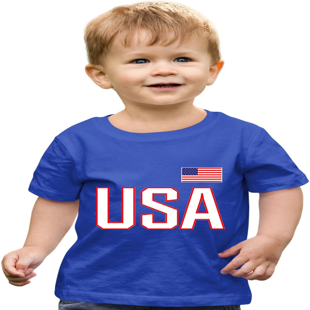 3T Royal Toddler USA National Pride Toddler T-Shirt