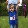 3T Royal Toddler USA National Pride Toddler T-Shirt view 3
