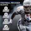 RED WORLD Football Gloves (Blue, Youth-Small) view 2