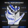 RED WORLD Football Gloves (Blue, Youth-Small) view 3