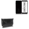 BoxWave Case Compatible with Tripltek Mini - Elite Leather Messenger Pouch, Synthetic Leather Cover Case Envelope Design - Jet Black view 1