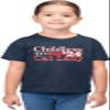 2T Navy Toddler Childless Cat Lady '24 Toddler T-Shirt view 2