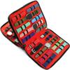 40 Slots Big Case Bag Watch Band Storage Strap Organizer Double Layer, Watch and Straps Collection for Apple Watch Band Organizer Jewelry Box Garmin Fitbit Samsung Galaxy Smart Watch Holder Men Ladies view 4