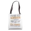 Vintage Car Enthusiast - Real Grandpa Drives Classic Cars Tote Bag view 1