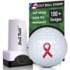 Ball Tatt - Breast Cancer Golf Ball Stamp, Golf Ball Stamper, Self-Inking Golf Ball Stamp Markers, Reusable Golf Ball Marking Tool to Identify Golf Balls, Golfer Gift Golfing Accessories view 1