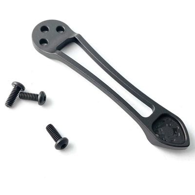 AYULL 1PC Deep Carry Pocket Clip Fits for C81 Para C223, Titanium Back Clip in Black with 3PCS Titanium Screws DIY Replacement