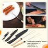 Hozzen Camping Cooking Utensil Set - Car Camping Essentials Cooking Gear for Outdoor Kitchen Grilling, Stainless Steel & Silicone Ideal Gift for RV Tent Camper, Picnics, BBQs view 3