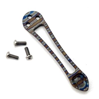 Echeson 1PC Deep Carry Pocket Clip Fits for C223 Para 3 C11 C12, Titanium Back Clip with 3PCS Titanium Screws DIY Replacement
