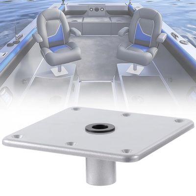 Base Seat Boat 7"7", Post Pin 3/4" For Pedestal Seat Boat, Bracket Seat Marine Alloy Aluminum Duty Heavy, Accessories Seating Cabin Corrosion-Resistant For Mount Seat Boat Most