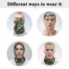 Gvhntk 8 Pack Camo Neck Gaiter Balaclava Gator Bandana Face Mask Cooling UV Protection Face Cover Neck Scarf for Men Women view 2