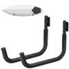 LUMINFLY Surfboard Wall Mount Ski Rack, Outdoor Indoor Rack Boat Board Snowboard Anti-Scratch Storage Paddle Hook, Black for Kayaks and Canoes view 1