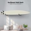 LUMINFLY Surfboard Wall Mount Ski Rack, Outdoor Indoor Rack Boat Board Snowboard Anti-Scratch Storage Paddle Hook, Black for Kayaks and Canoes view 2