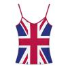 Adugen Origei Womens Sleeveless British Flag Workout Tops for Athletic Tank Top for Running Yoga L view 1