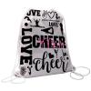 JYTAPP Cheer Bag Cheerleading Drawstring Bag Gifts for Cheerleading Lovers Cheerleader Gift Bag Cheer Stuff Cheer Team Gifts view 3