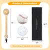 Glove Break-In, Baseball Hammer Leather Includes Mallet Baseball, & Mitt Performance Full-Piece Wooden Sturdy Solid Hardwood For Conditioning Ball Strap, Strap Wrap Elastic Kit Essential view 4