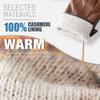 QUKOPSE Winter Leather Gloves for Men,Touchscreen Snow Driving Gloves with Cashmere Lining for Motorcycle Driving Riding view 3