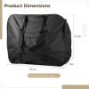 LUMINFLY Bike Bag for Travel, Bicycle 32.7 X 13 X 27.2 Inches Case Travel Unfolding Mountain Bike Folded, Shipping Organizer Transport During Travel Air for Case view 3