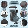 NUMANU 2025 Upgraded Collapsible Stool & 3IN1 Cushioned Carry Bag, 2.5"-18" Height Adjustable Max 620lbs, Portable Retractable Telescoping Seat, Foldable Camping Stool or Footrest for Adults (Round) view 3