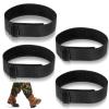 Aeaocvo 4Pcs Boot Straps, Elastic Boot Blouses, Bike Trouser Clips, Ankle Pant Garters, Adjustable Boot Blousers for Gardening Hiking Cycling Fishing Running Hunting view 1