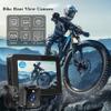 BEUDUOQI Bike Mirror, Bike Mirror Handlebar Mount Camera 1080P AHD Rechargeable with 4.3" Screen, 130 Wide Angle Taillight Bicycle Camera 360 Adjustable,Bike Accessories for Most Bikes view 2