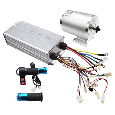 DDYOOK Electric Brushless DC Motor,72V 3000W Brushless Electric Motor,4900RPM Brushless Motor Kit w/Speed Controller for Electric Scooter E-Bike Engine Motorcycle DIY Part Conversion Kit