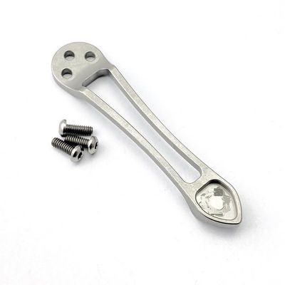 AYULL 1PC Titanium Deep Carry Pocket Clip Fits for C81 Para C223, CNC Back Clip with 3PCS Titanium Screws DIY Replacement