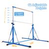 FC FUNCHEER Gymnastics Bar for Kids Ages 3-15, 35" to 60" Adjustable Height, 4FT Wide Base - Professional Kip Bar with 360 Stability & Fiberglass Crossbar, Easy Fold&Solid Design for Home Training view 3