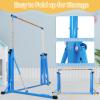 FC FUNCHEER Gymnastics Bar for Kids Ages 3-15, 35" to 60" Adjustable Height, 4FT Wide Base - Professional Kip Bar with 360 Stability & Fiberglass Crossbar, Easy Fold&Solid Design for Home Training view 4