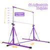 FC FUNCHEER Gymnastics Bar for Kids Ages 3-15, 35" to 60" Adjustable Height, 4FT Wide Base - Professional Kip Bar with 360 Stability & Fiberglass Crossbar, Easy Fold&Solid Design for Home Training view 2