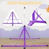 FC FUNCHEER Gymnastics Bar for Kids Ages 3-15, 35" to 60" Adjustable Height, 4FT Wide Base - Professional Kip Bar with 360 Stability & Fiberglass Crossbar, Easy Fold&Solid Design for Home Training view 3