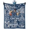 BTHRRW Football Blanket Plush Football Lovers Fan Gifts for Men Women Sport Team Color Style Cozy Flannel Sofa Couch 80"x60". view 1
