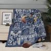 BTHRRW Football Blanket Plush Football Lovers Fan Gifts for Men Women Sport Team Color Style Cozy Flannel Sofa Couch 80"x60". view 3