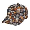 Baseball Cap for Men Women Sunscreen Visor Hats Adjustable Rocks and Pebbles Sun Caps Golf Dad Hat view 1
