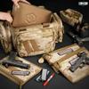 Savior Equipment Specialist Series Tactical Triple Pistol Shooting Range Hunting Duffle Bag Gun Carrying Case, Rigid Compartment Frame, Lockable Zippers (MultiCam Arid, 18" x 9" x 12" Range Bag) view 2