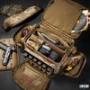 Savior Equipment Specialist Series Tactical Triple Pistol Shooting Range Hunting Duffle Bag Gun Carrying Case, Rigid Compartment Frame, Lockable Zippers (MultiCam Arid, 18" x 9" x 12" Range Bag) view 3