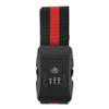 Luggage St Straps Travel Suitcase Belt with TSA Combination Lock in Black and Red Colors Se and Easy Packing for Travel Prime Available (Black and red Webbing) view 2