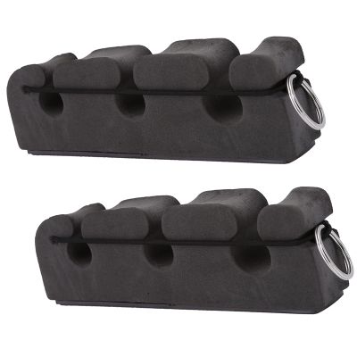 Acouto 2Pcs Portable Magnetic Foam Fly Fishing Rod Holder Car Stand Rack Fishing Rod Car Holder with Magnet Portable Fishing Accessories Stand