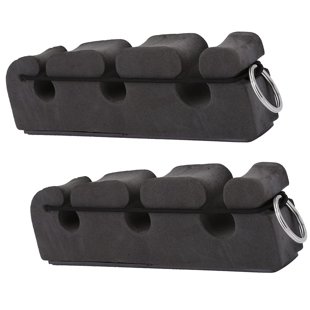 Acouto 2Pcs Portable Magnetic Foam Fly Fishing Rod Holder Car Stand Rack Fishing Rod Car Holder with Magnet Portable Fishing Accessories Stand
