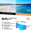 FMY Polarized Cycling Glasses Sports Sunglasses,UV400 Protection Eyewear Baseball Running Fishing for Men Women Youth view 4