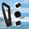Black 48 Inch Trolling Motor Cable Sleeve, Zippered Cable Sleeve & Outboard Motor Sleeve for Trolling Motor Wire Protection & Management, Fits for Minn Kota MotorGuide Mercury Yamaha view 3