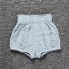 Newborn Toddler Baby Girls Boy Kids Cotton Linen Bloomer Basic Shorts Reusable iaper Cover Cute (Blue, 12-24 Months) view 2